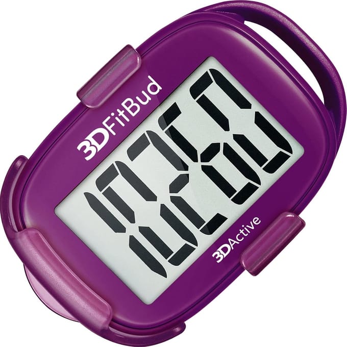 Stappenteller - Loopmeter - Dagelijkse Beweging - 3D Sensor - 6 cm - Blauw
