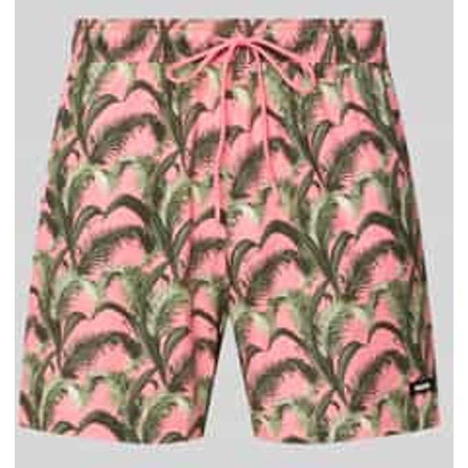 regular fit zwembroek met all-over motief model 'PIKE'