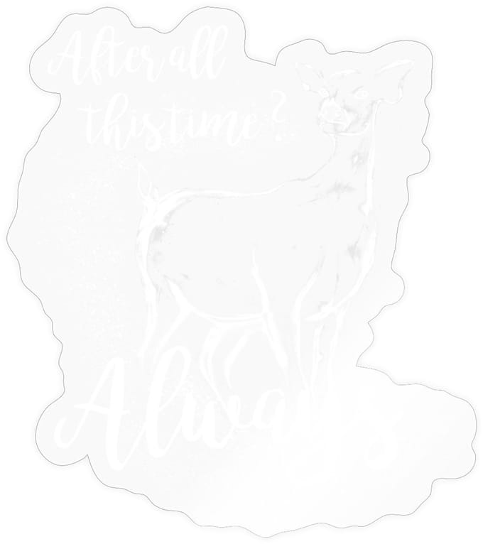 Harry Potter After All This Time Always Sticker Maat S (max. 10 x 10cm)