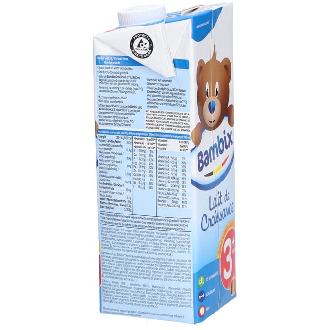 Bambix Groeimelk Natuur 3 Jaar+ 1 Melk