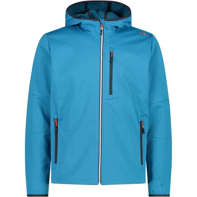 Cmp Fix Hood 32a3447 Softshelljack Blauw S Man