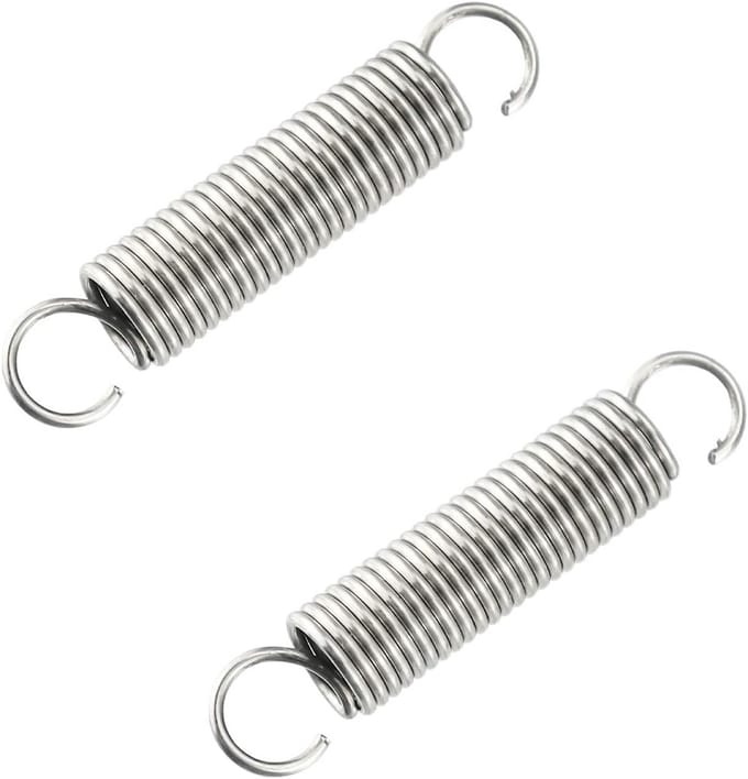 Trekveren Set - Met Haken - Apparaat Reparatie - Roestvrij Staal - 2 Stuks 50mm - Zilverkleurig