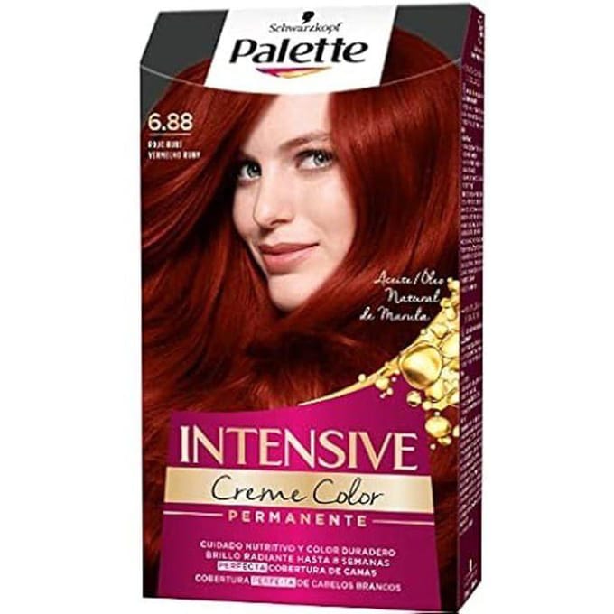 Haarkleur - SCHWARZKOPF - Palette Intense Crème - Nuance 6.88 - Robijnrood - Crèmetextuur