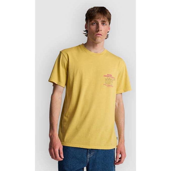 Billabong Message T-shirt Met Korte Mouwen Geel L Man