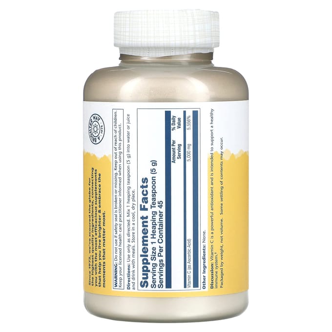Vitamine C Poeder, 5.000Mg, 227G(8oz)