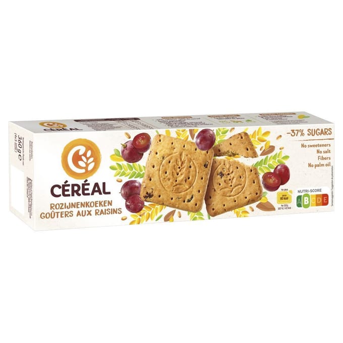 Céréal Rozijnenkoeken - 360 gr
