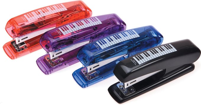 Nietmachine Pianotoetsen, zwart
