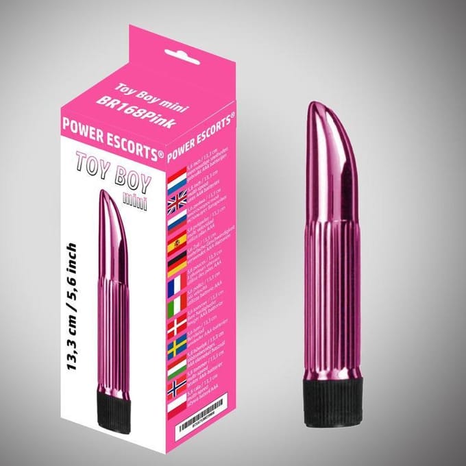 Power escorts Mini Roze - 13,3 cm - Mini Vibrator - Handtas vibrator - BR168