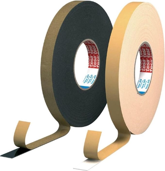 Tesa 04957 PE-Schuimtape - Dubbelzijdig - Algemeen - Wit - 19mm x 25m