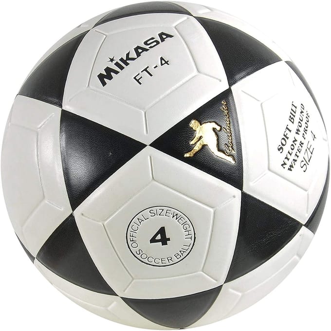 Mikasa FT-4 Voetbal Zwart, Wit