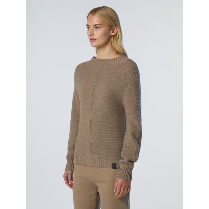 North Sails Trui Mock-neck zadelschouder
