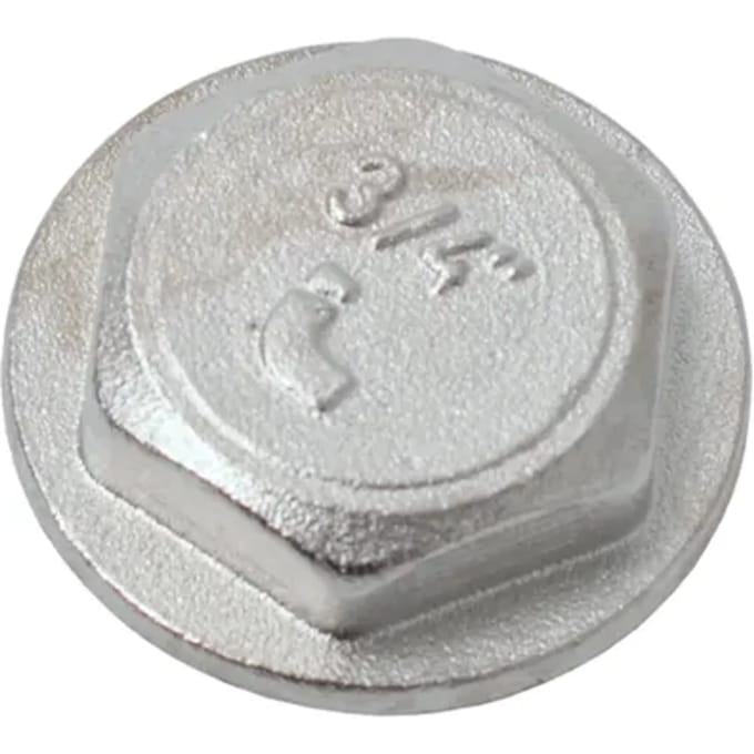 Sanivesk Draad Eindstop Chroom 3/8"m