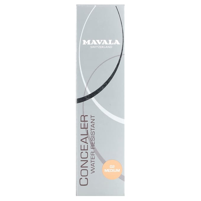 Mavala, Water Resistant Concealer, 02 Medium, 0.3 fl oz (9 ml) white