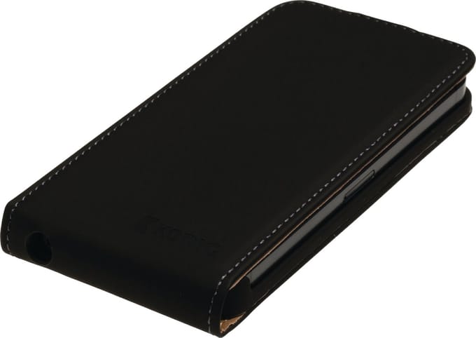 Konig Flip Cover Case voor Apple iPhone 6 Plus / 6S Plus - Zwart