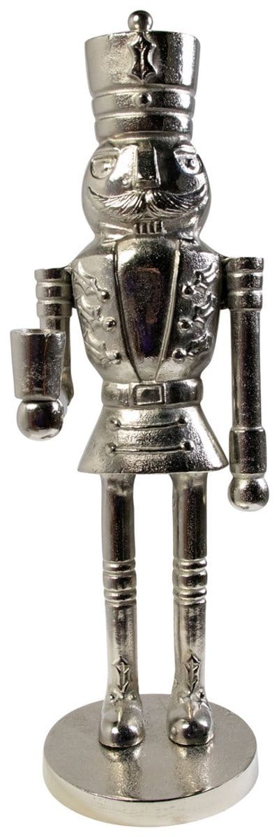 Notenkraaker zilver 47x15x15cm
