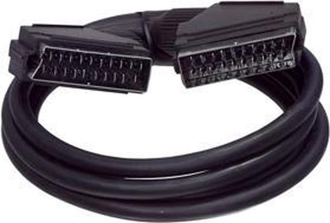 Valueline Scartkabel 21p - 21p Enkelvoudig Afgeschermd 10.0 M