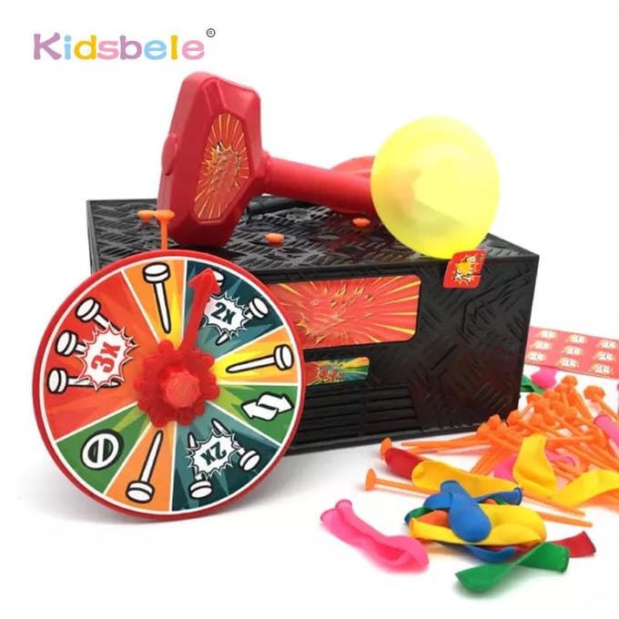 Multiplayer Bordspel Speelgoed Explosie Ballon Spel Desktop Grappig Sla de Ballon Spel Familiefeest Boeiend en Interactief Speelgoed black
