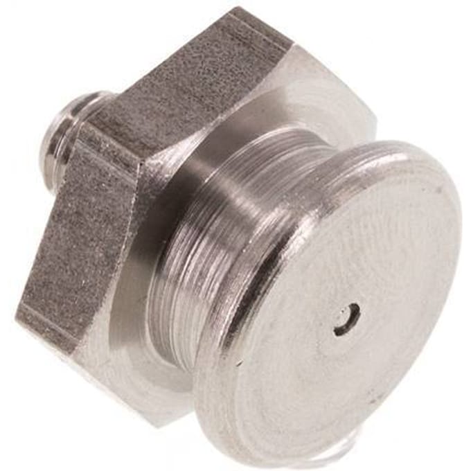 Vlak DIN 3404 Smeernippel 16mm  RVS M6x1