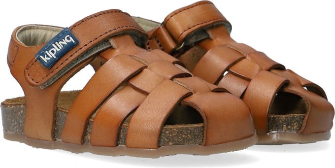 Kipling Fidel Sandalen - Jongens - Cognac - Maat 24