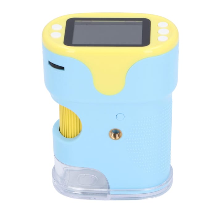 Microscope portable 1000X Écran couleur 2 pouces Microscope numérique portable pour enfants avec photo FHD 10MP blanc