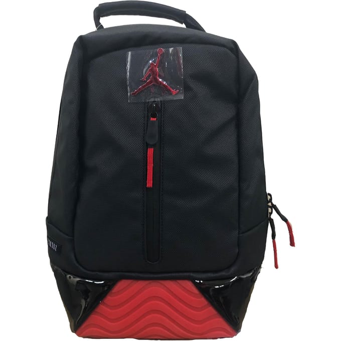 Sac à dos de basketball Jordan en polyester Petit Unisexe Noir Rouge ONESIZE