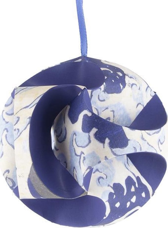 Doe-het zelf Kerstbal, Hokusai