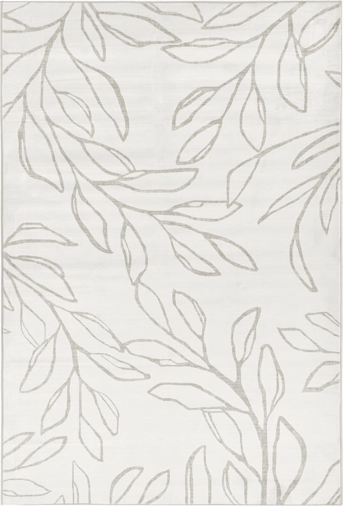 BISMIL- Vloerkleed - Lichtbeige - 140 x 200 cm - Polyester