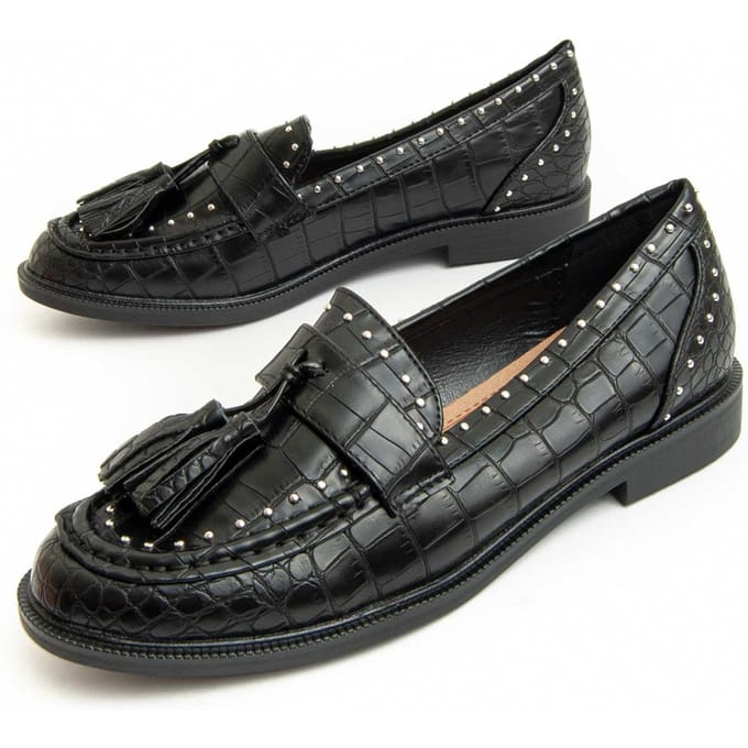Montevita Moccasins Moccavita12 in Zwart