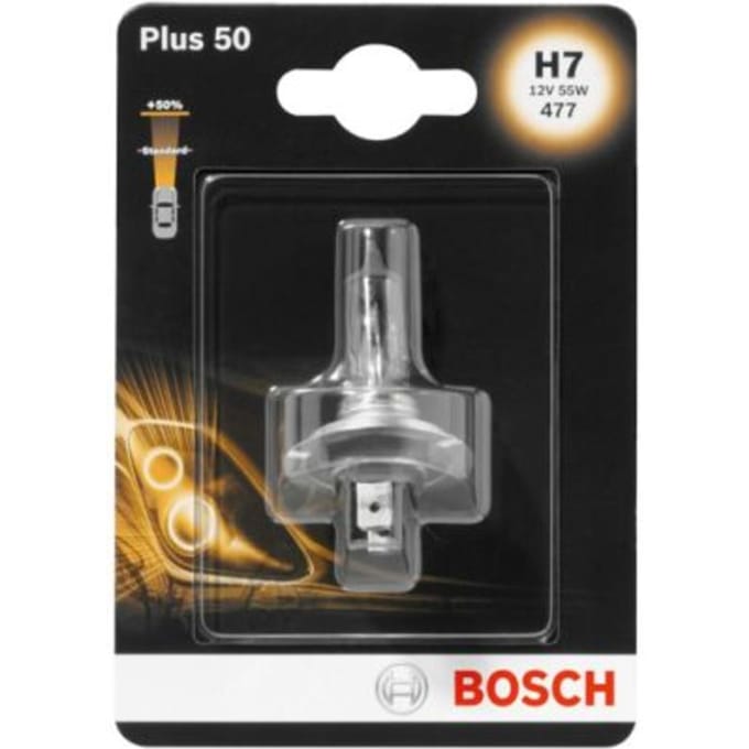 Lamp Halogeen BOSCH H7 Plus 50% 12V, 55W
