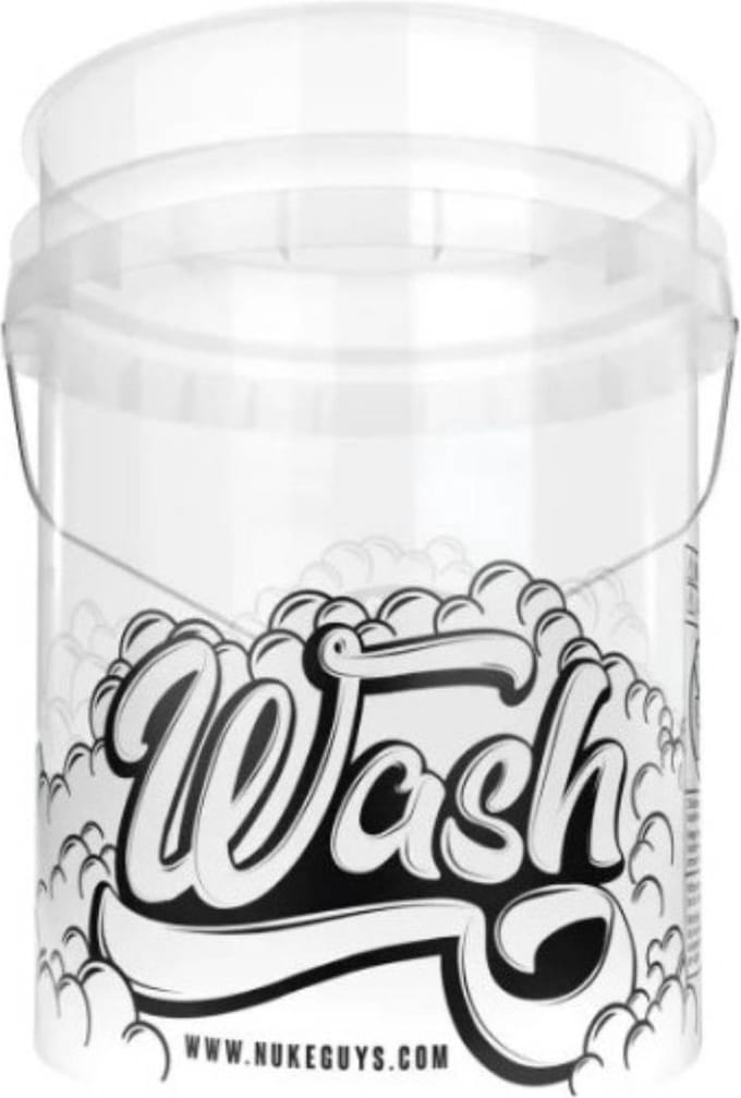 Nuke Guys Grit Guard Emmer Transparant Wit Wash + Logo 20 Liter