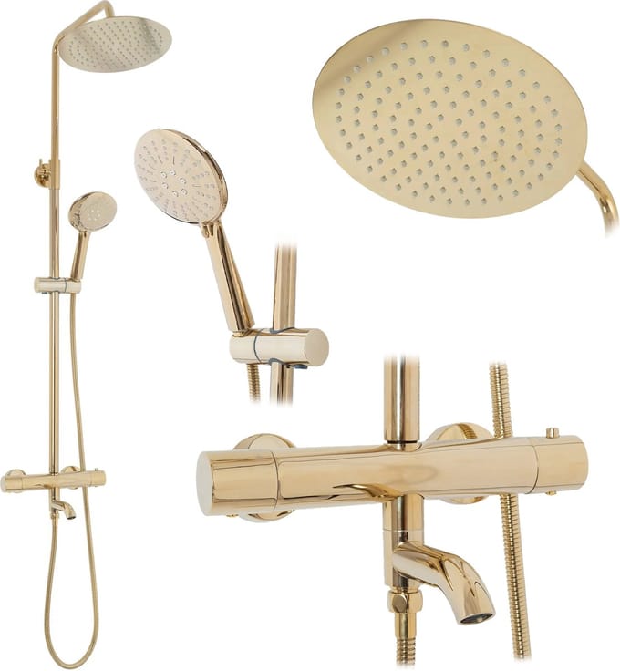 Rea Lungo Regendouche Goud 117cm