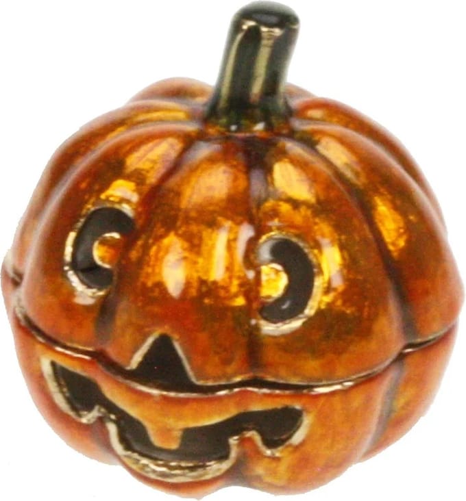 Doosje Halloween pompoen Ø4,5x5cm