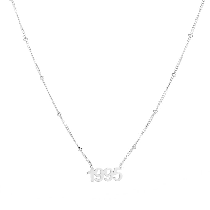 Go Dutch Label Collier open dicht vlinder hangend Silver N2221-1