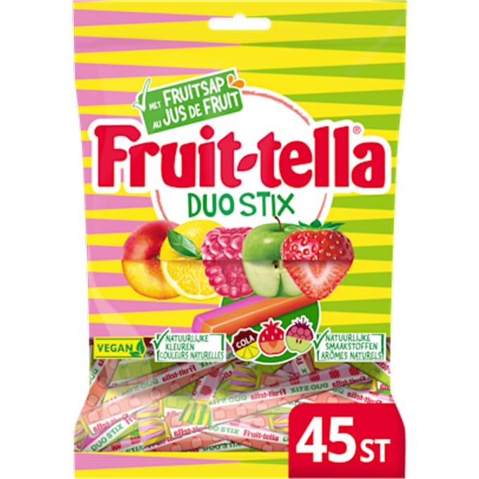 Fruittella duo sticks 400 gram