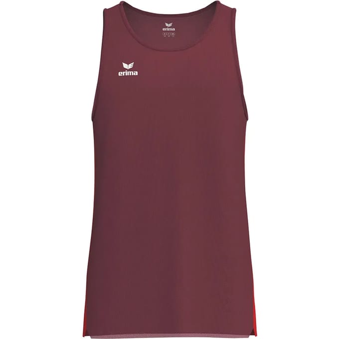 Erima T&F Wings Singlet Heren - Bordeaux / Rood | Maat: M