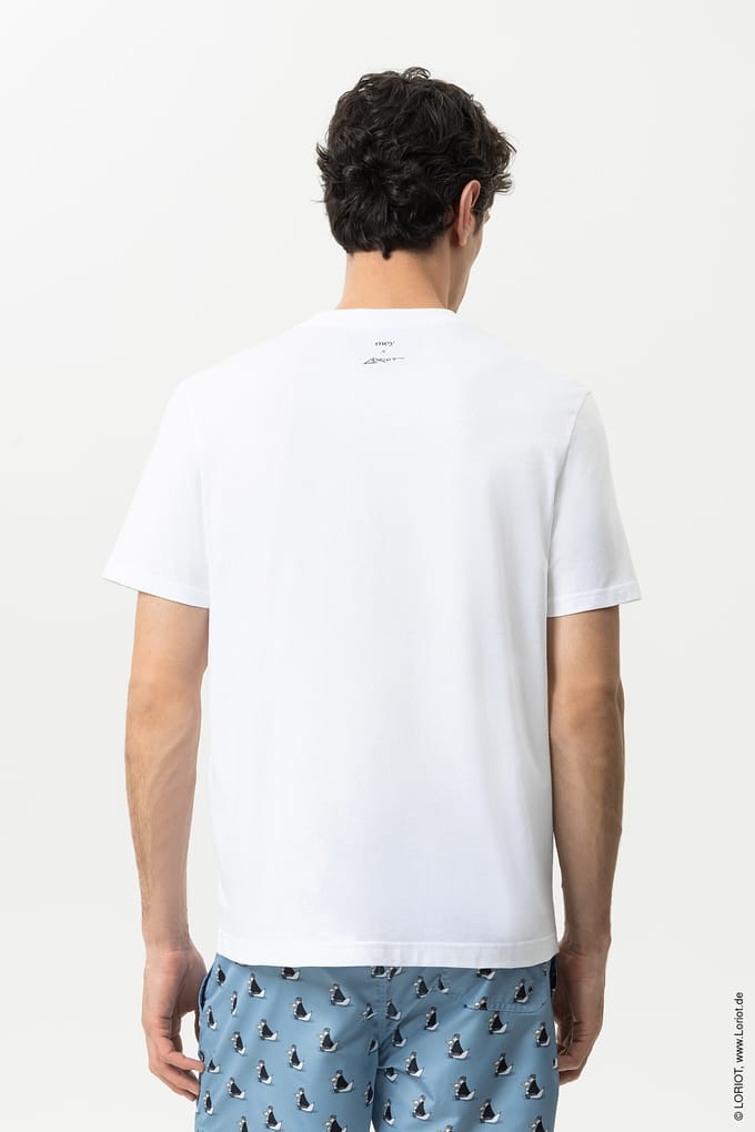 T-shirt Serie mey x LORIOT Wit