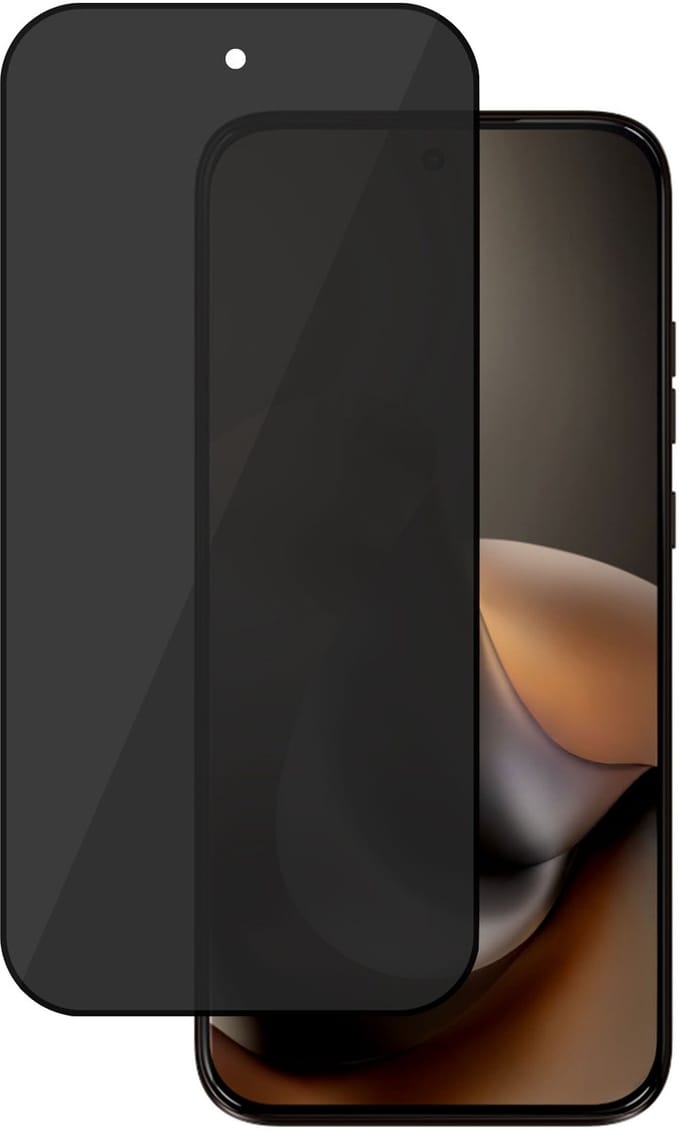 TechNow Privé Screenprotector geschikt voor Motorola Moto G87 Screenprotector - Privacy Beschermglas - Rounded - Privacy Proteqt+