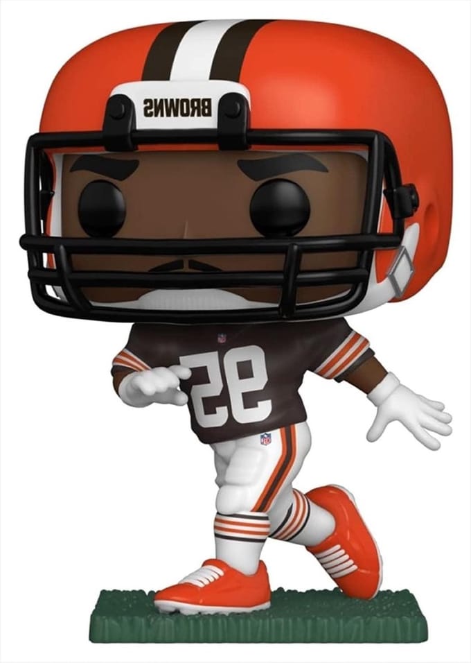 Myles Garrett Bobblehead - NFL Figuur - Verzamelen - POP Vinyl - 9 cm - Multicolour
