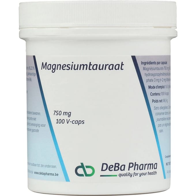 Deba Pharma Magnesiumtauraat 750mg 100 Tabletten