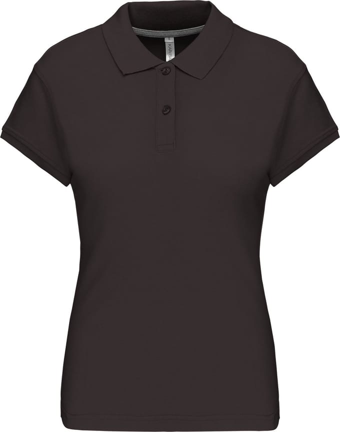 Kariban Damespolo korte mouwen K242 - Dark Grey - M