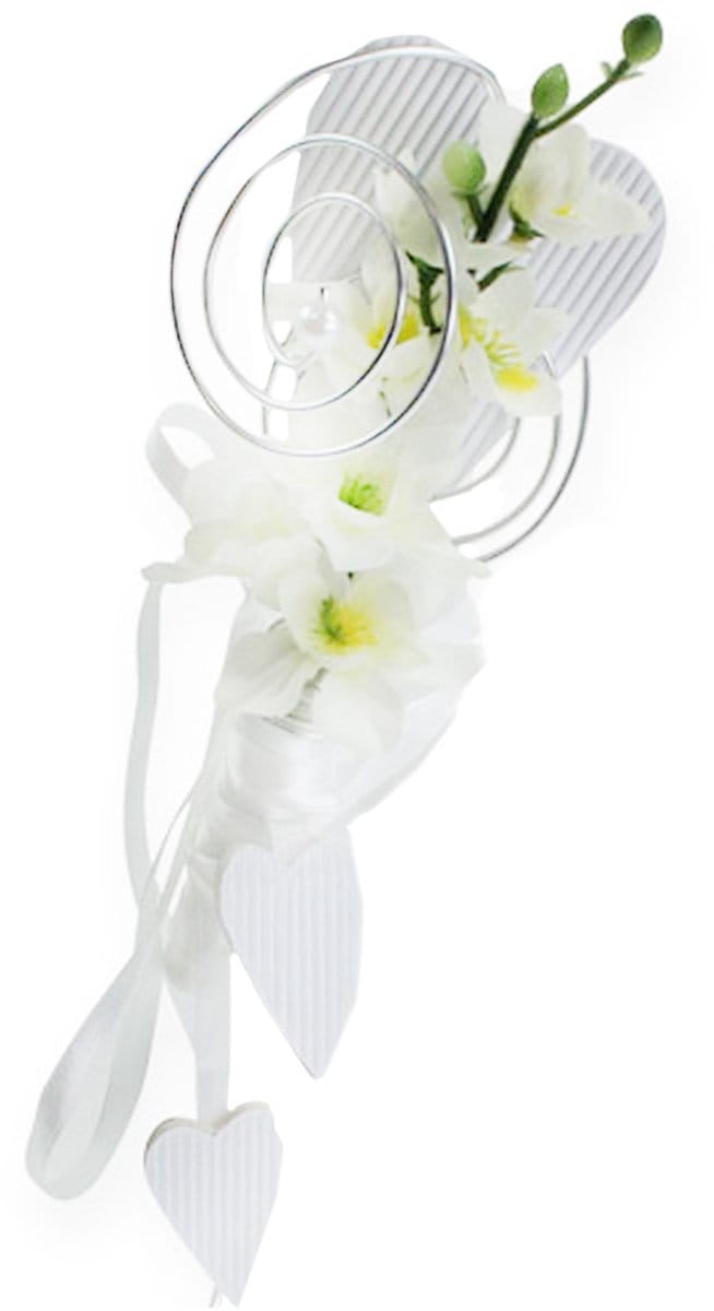 Bankhanger met buis en hart, 18 cm, 6 stuks