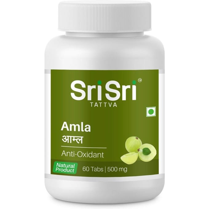 Amla (60 comprimés, 500 mg), Amla, Sri Sri Tattva white