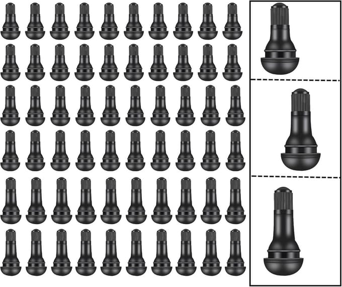 Solidchoice - Bandenventielen TR412/TR413/TR414, 60 Stuks
