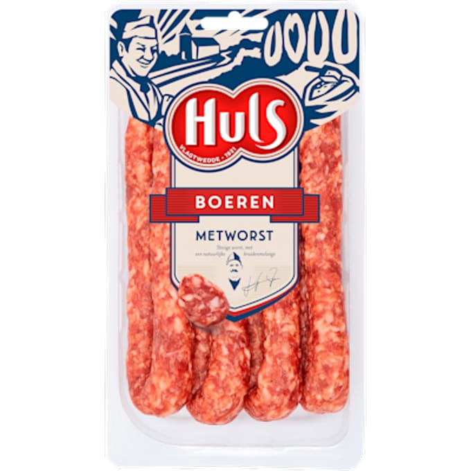 Boerenmetworst 4 stuks