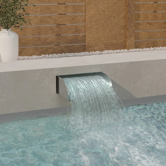 vidaXL - Waterval - 45x34x14 - cm - roestvrij - staal - 304