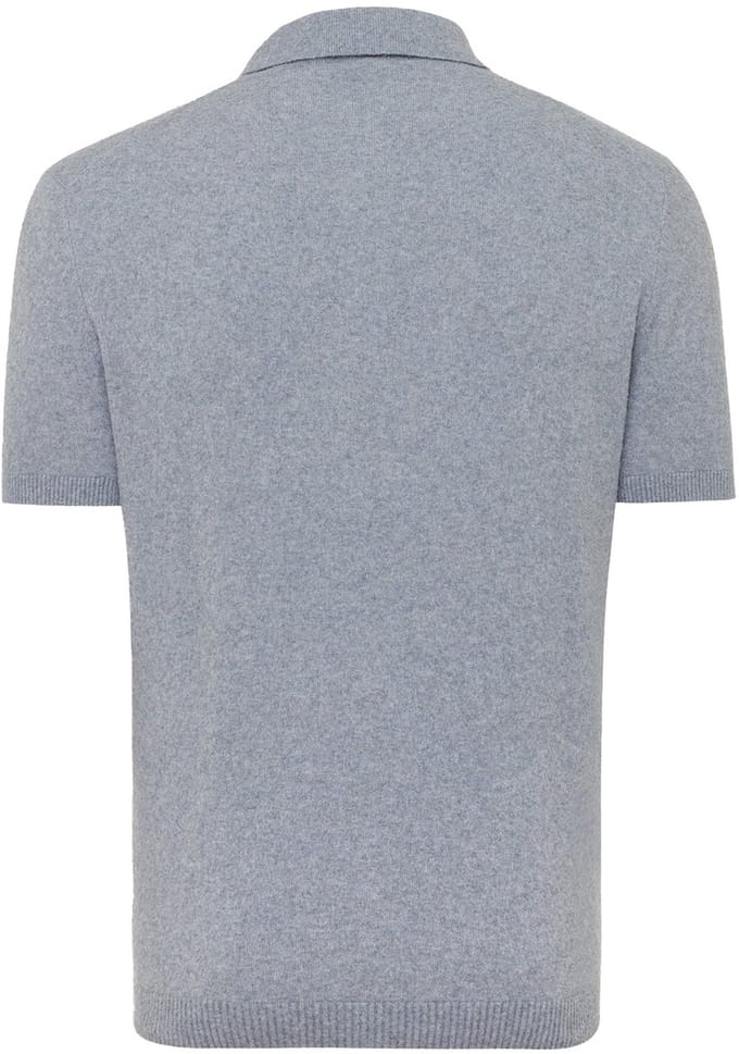 Gentiluomo poloshirt korte mouw grijs