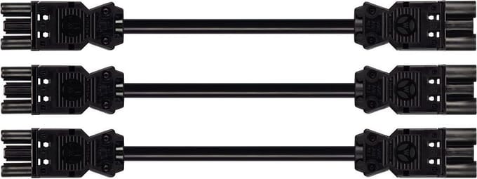 Wieland GST18I3 Koppelsnoer 2.5mm² - 1 meter – 3 stuks