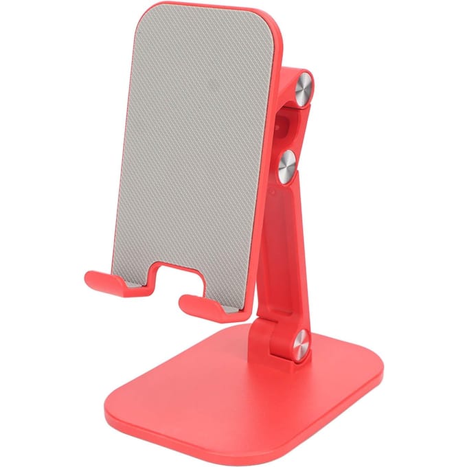 Bureautelefoonstandaard Rood Handsfree Antislipvoet Verstelbare Multifunctionele Telefoonhouder Standaard voor 4.7 gray