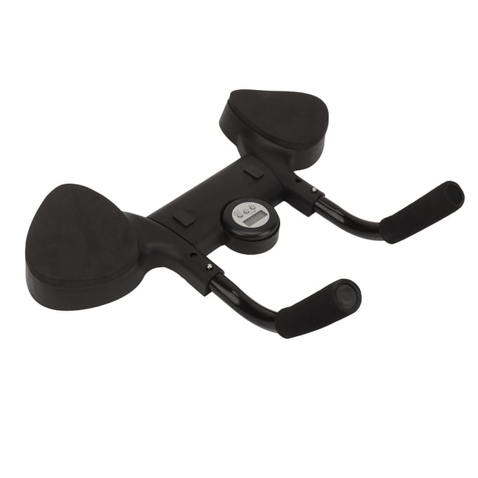 Plank Support Trainer Verdikte Elleboogbeschermers Antislip Zweetabsorberend met Timer Platte Ondersteuning black