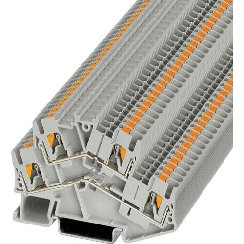 Phoenix Contact 3209604 Klem 2-etages 5.2 mm Snelaansluiting Grijs 50 stuk(s)